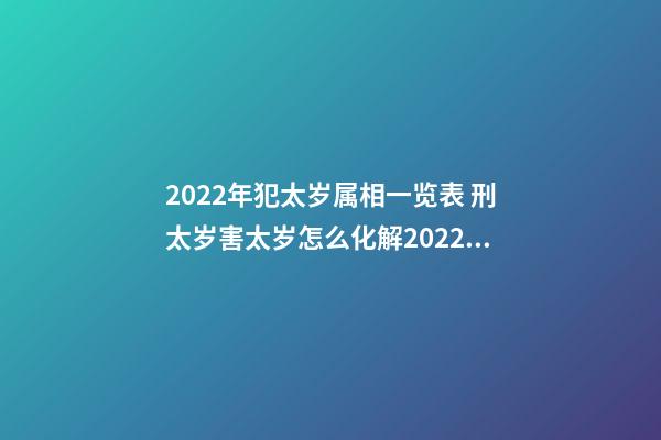 2022年犯太岁属相一览表 刑太岁害太岁怎么化解2022蛇,2022年化解太岁最简单的方法-第1张-观点-玄机派
